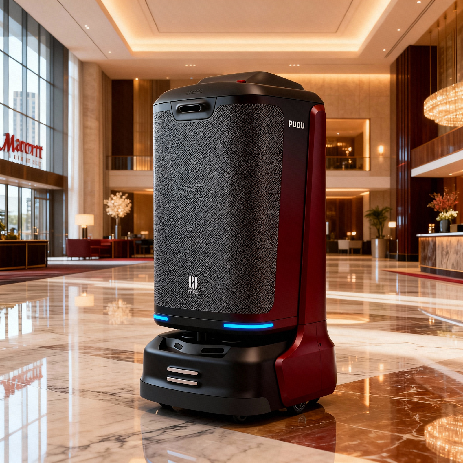 Pudu Robot in Luxury Setting